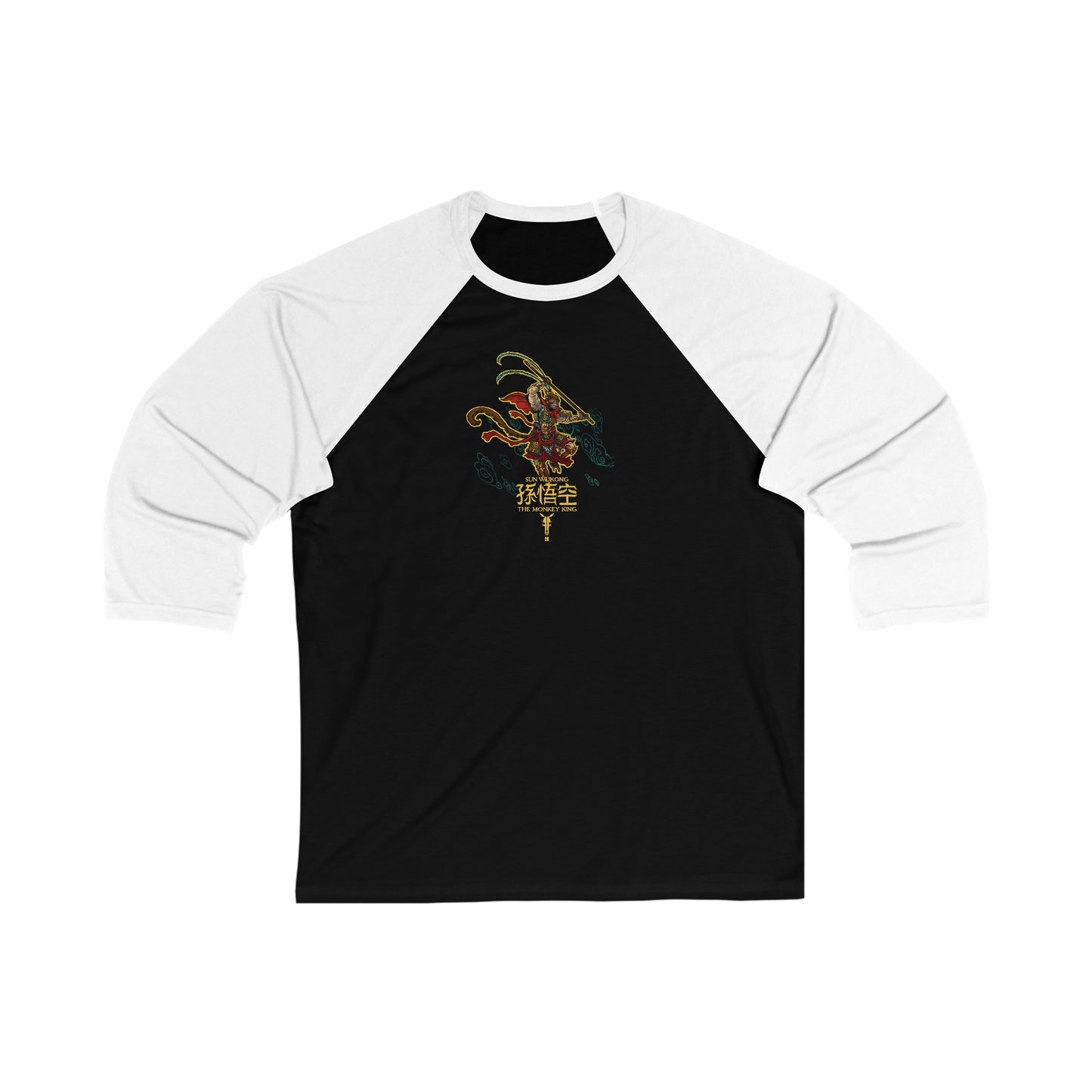 Monkey King, The v1 | Figura Obscura | 3\4 Sleeve Baseball T-Shirt