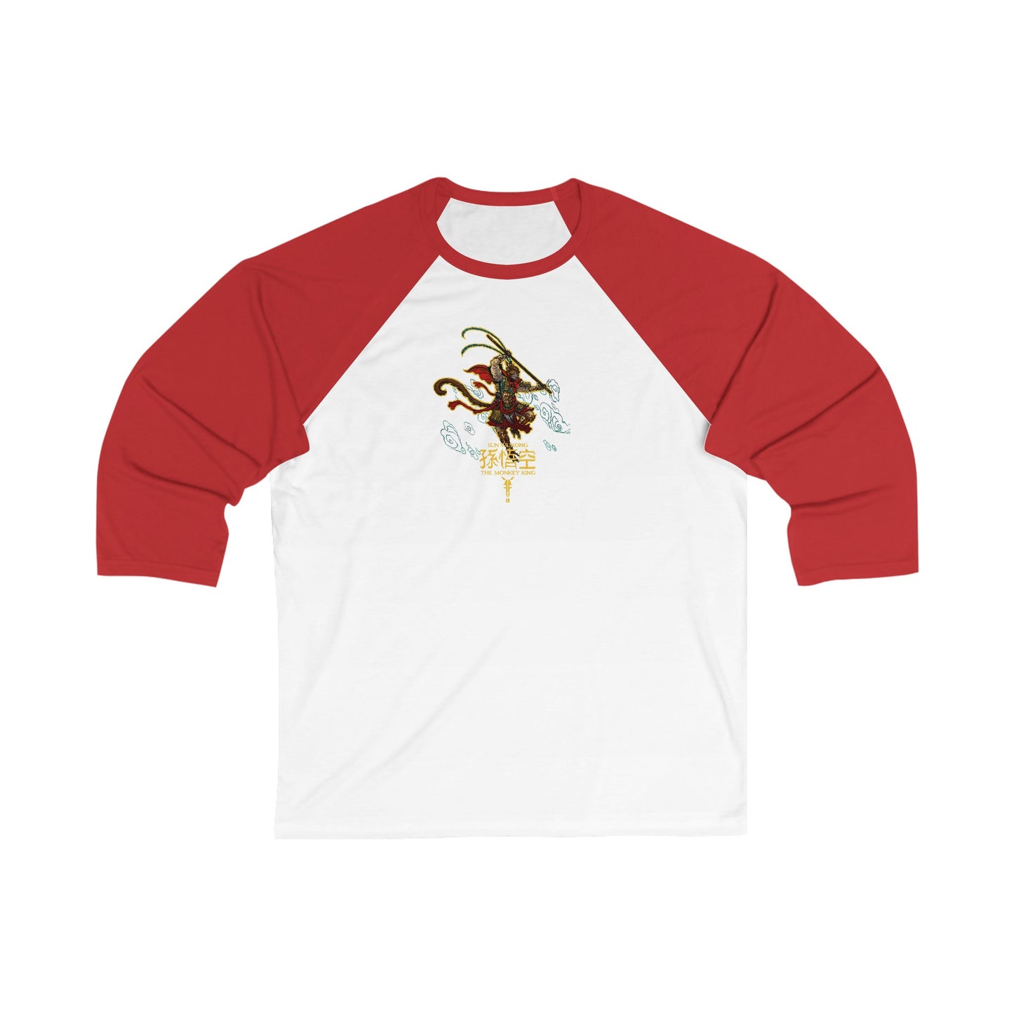 Monkey King, The v1 | Figura Obscura | 3\4 Sleeve Baseball T-Shirt