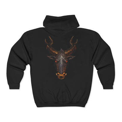 The Jersey Devil | Figura Obscura | Full Zip Hoodie