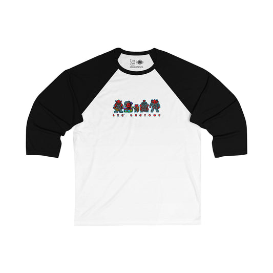 Lil' Legions | Mythic Legions | Fan Art | 3\4 Sleeve Baseball T-Shirt