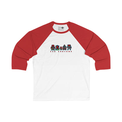 Lil' Legions | Mythic Legions | Fan Art | 3\4 Sleeve Baseball T-Shirt