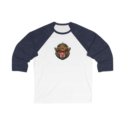 Monkey King, The v2 | Figura Obscura | 3\4 Sleeve Baseball T-Shirt