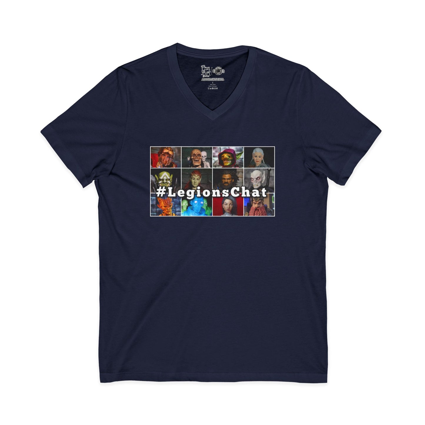 LegionsChat | Mythic Legions | Fan Art | V-Neck T-Shirt