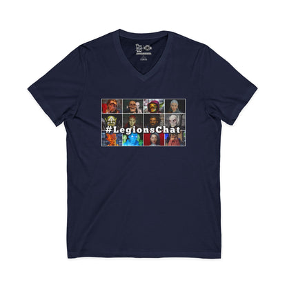 LegionsChat | Mythic Legions | Fan Art | V-Neck T-Shirt