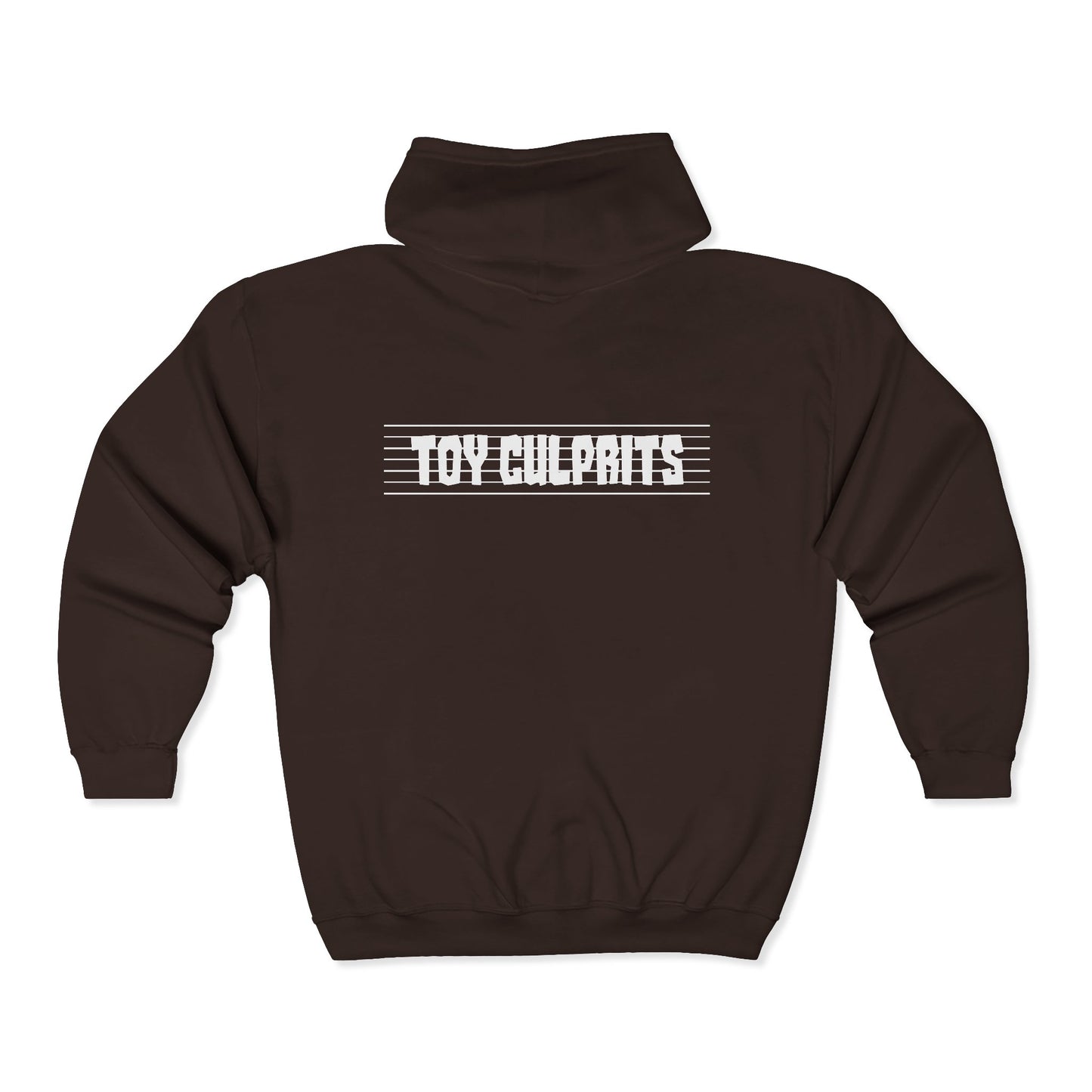 Toy Culprits White Logo | Mythic Legions | Fan Art | Full Zip Hoodie