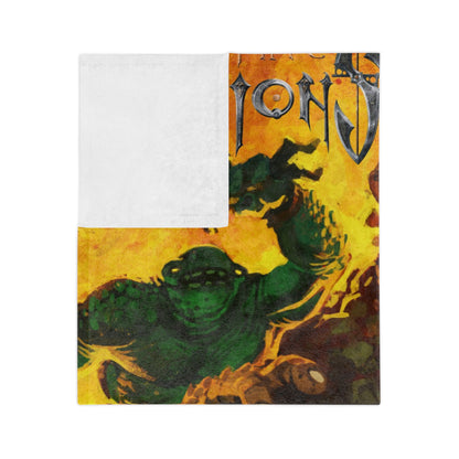 Troll Box Art v1 | Mythic Legions | Velveteen Microfiber Blanket