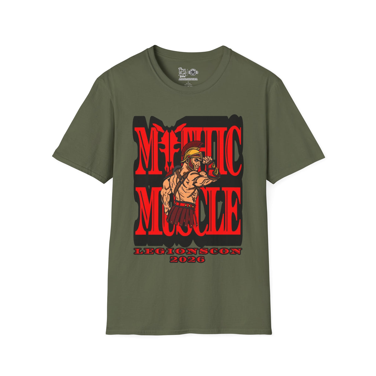 Mythic Muscle LC 2026 | Mythic Legions | Fan Art | Soft T-Shirt