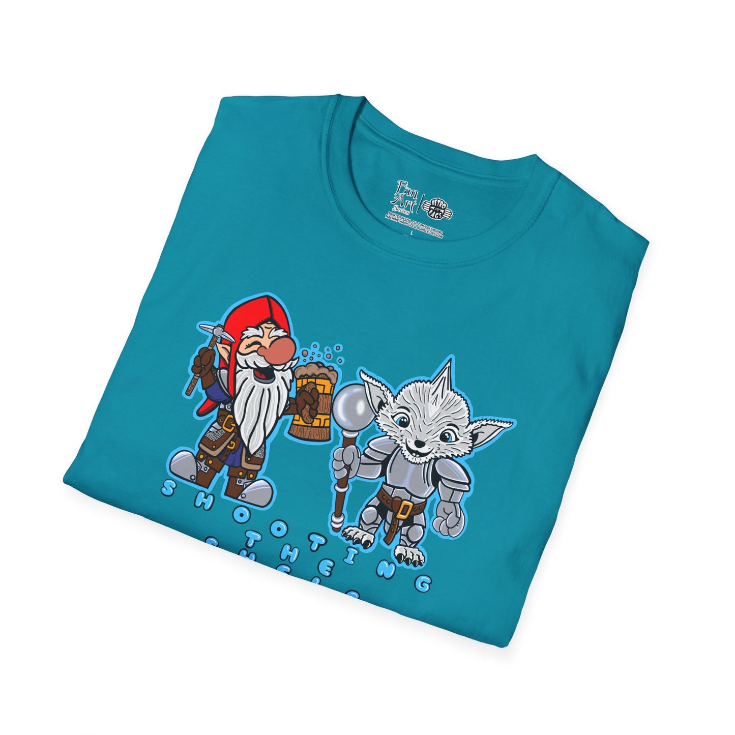 Shooting the Shelf | Mythic Legions | Fan Art | Soft T-Shirt