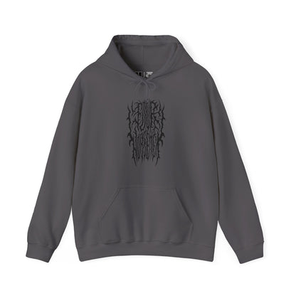 4H Metal Logo Black | Mythic Legions | Pullover Hooodie