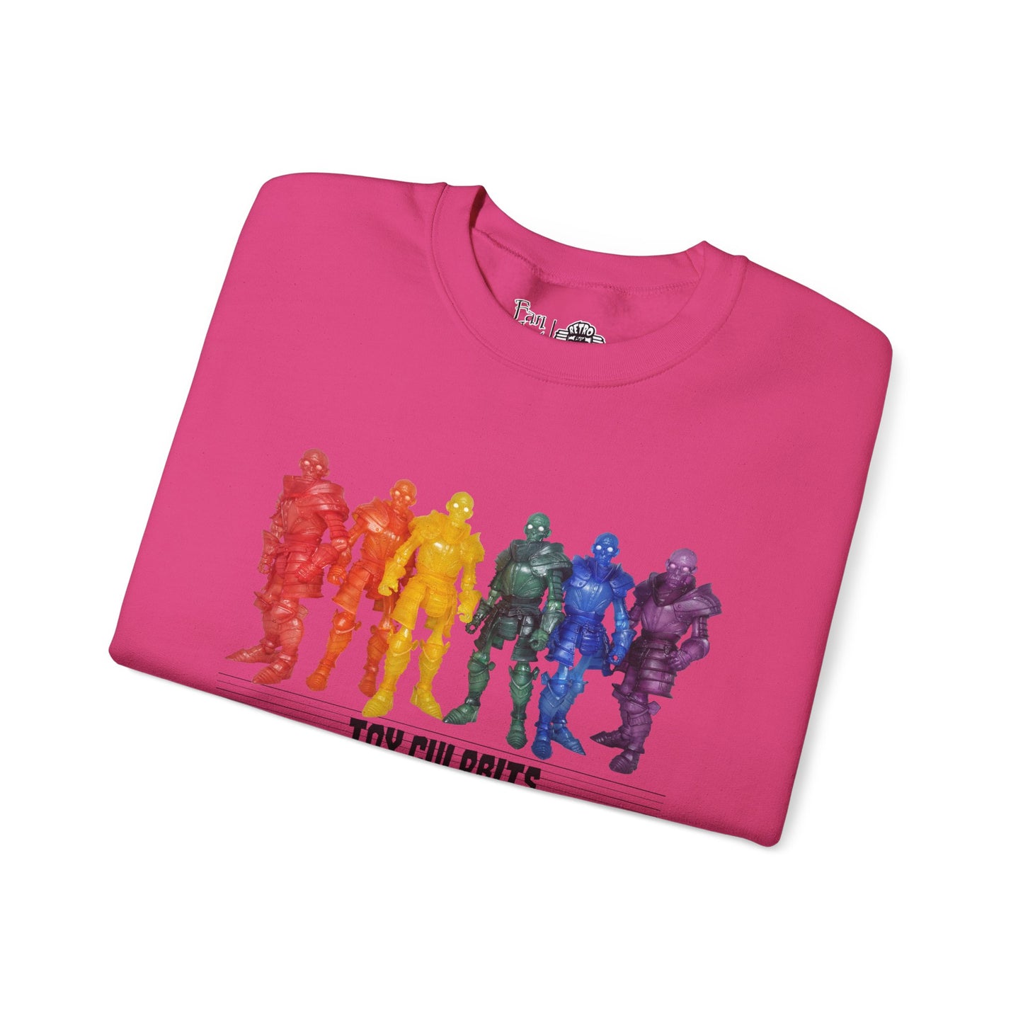Rainbow Ghosts w/ Toy Culprits Black Logo | Mythic Legions | Fan Art | Sweatshirt