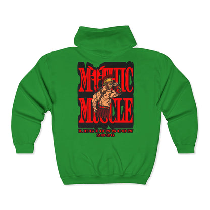 Mythic Muscle LC 2026 | Mythic Legions | Fan Art | Full Zip Hoodie