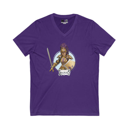 Gwendolynne Heavensbrand | Mythic Legions | V-Neck T-Shirt