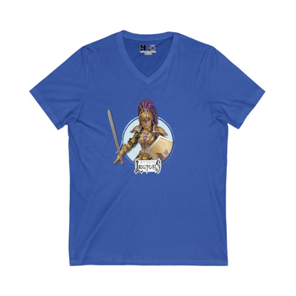 Gwendolynne Heavensbrand | Mythic Legions | V-Neck T-Shirt