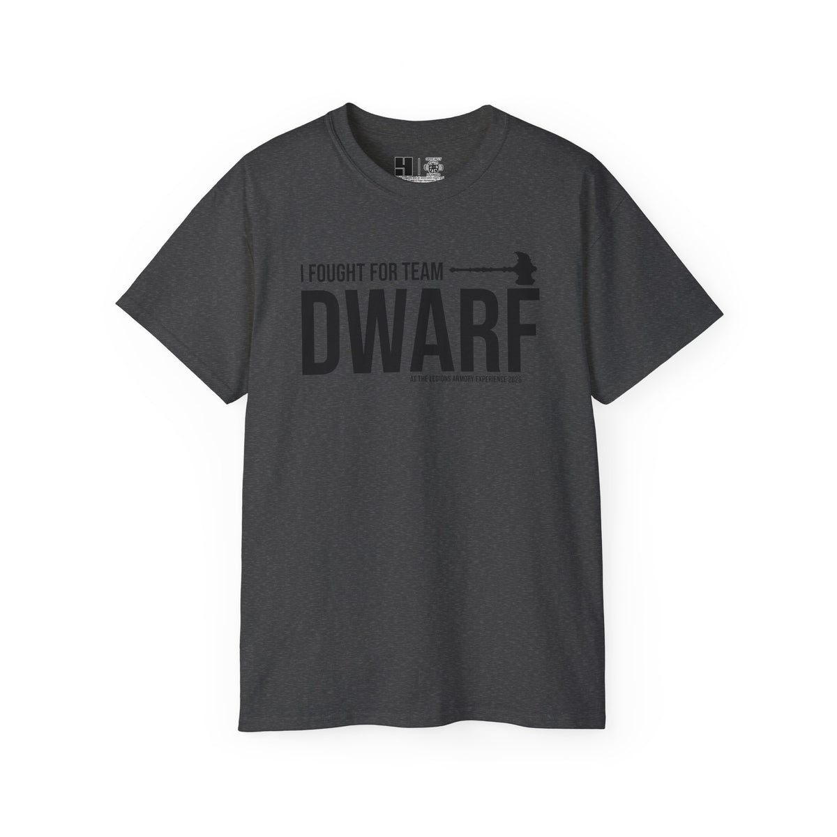 Team Dwarf Legions Con 2026 (Black Logo)  | Mythic Legions | Standard T-Shirt