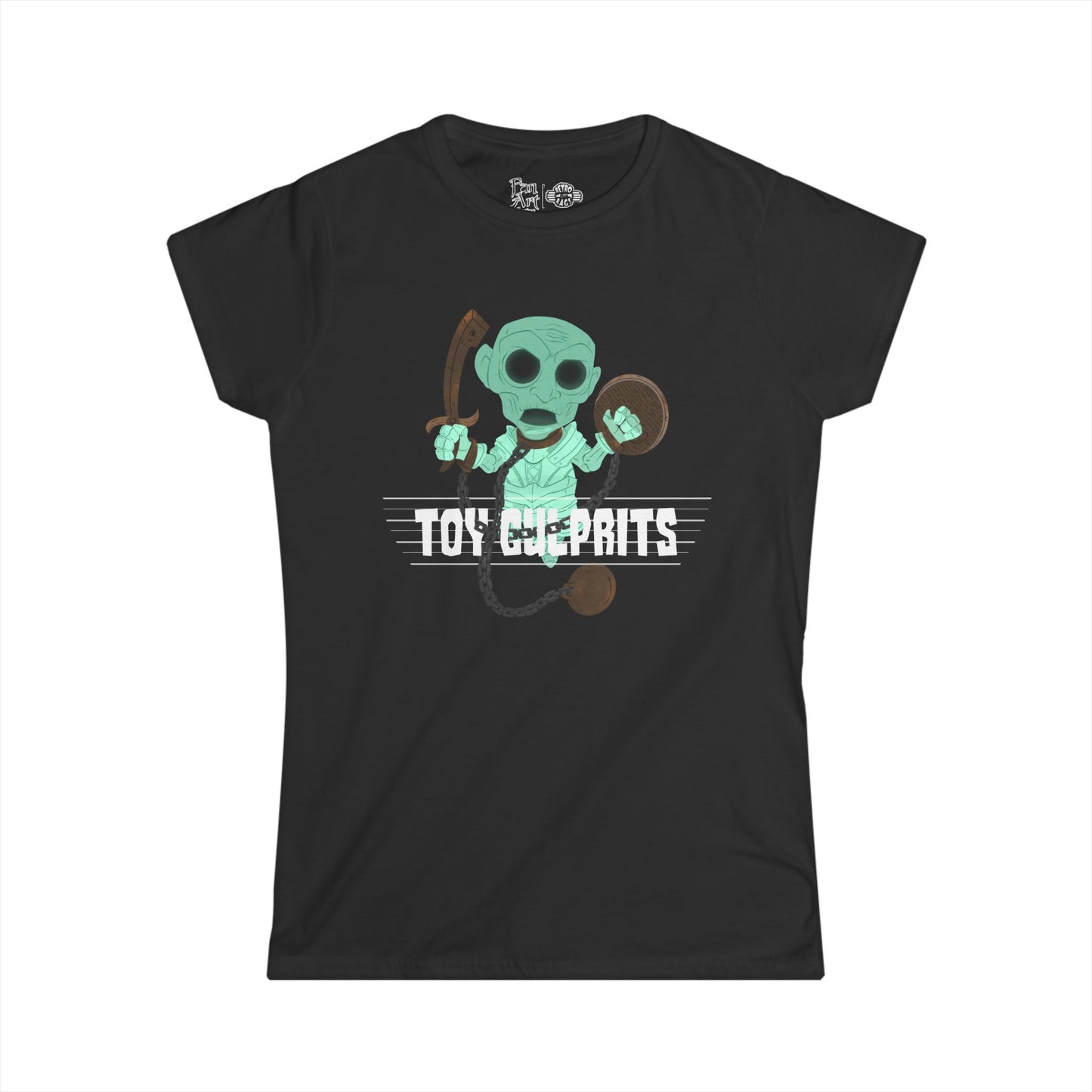Toy Culprits Green Ghost | Mythic Legions | Fan Art | Women's T-Shirt