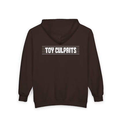 Toy Culprits White Logo | Mythic Legions | Fan Art | Full Zip Hoodie