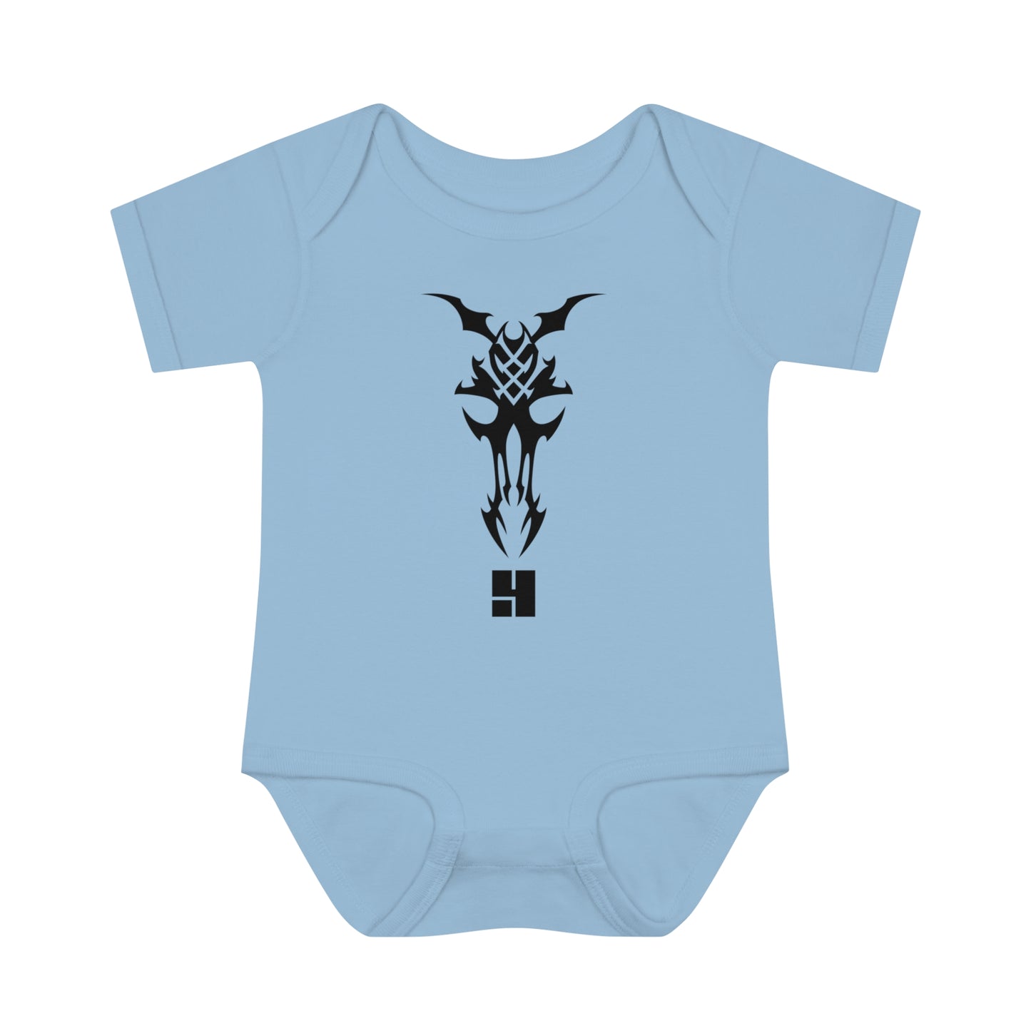 4H 25th Anniversary Logo | Black | Baby Bodysuit