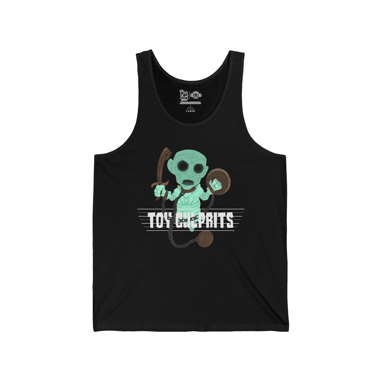 Toy Culprits Green Ghost | Mythic Legions | Fan Art | Tank Top