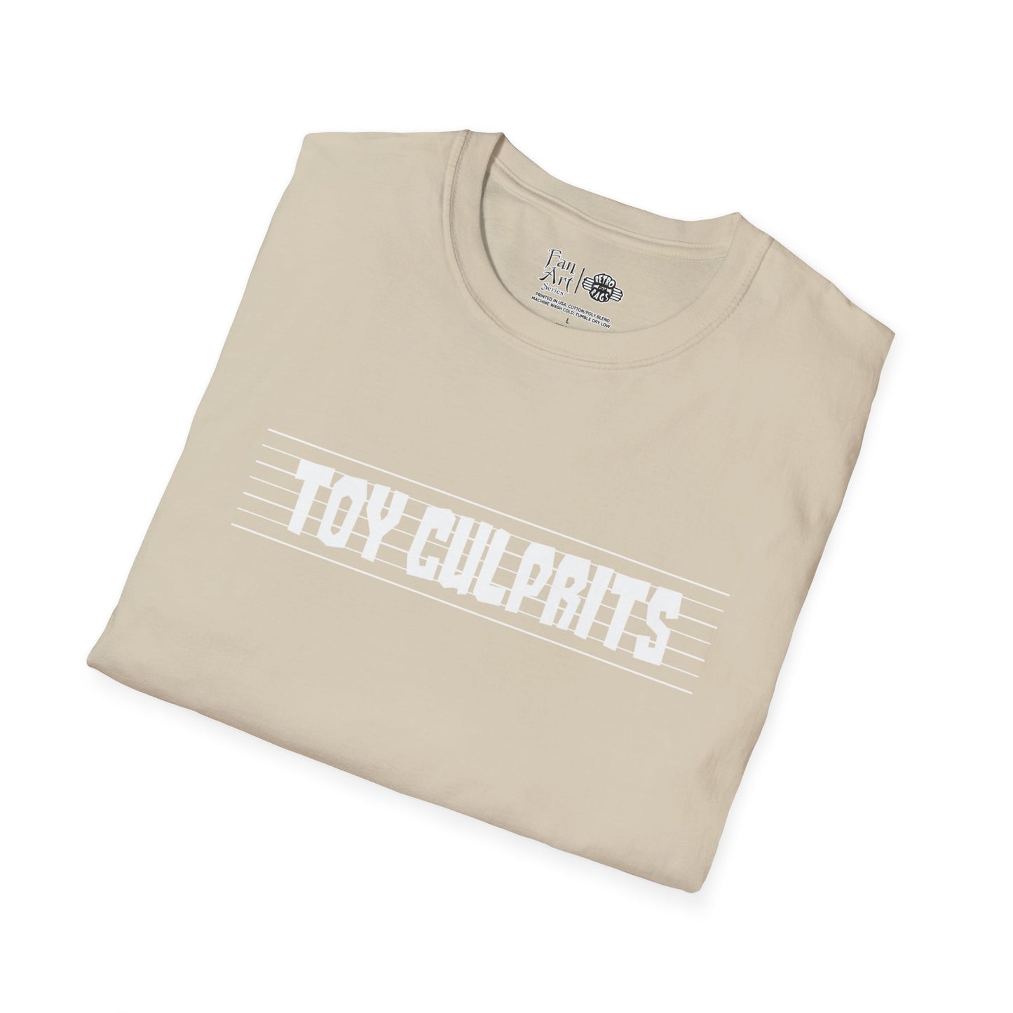 Toy Culprits White Logo | Mythic Legions | Fan Art | Soft T-Shirt