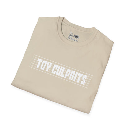 Toy Culprits White Logo | Mythic Legions | Fan Art | Soft T-Shirt