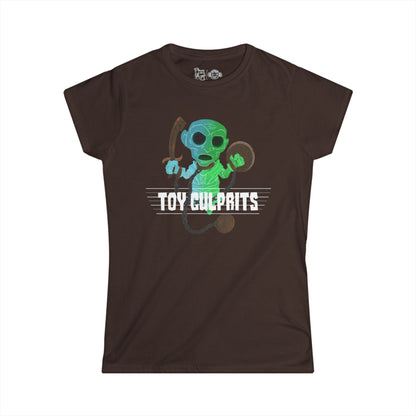 Toy Culprits Blue & Green Ghost | Mythic Legions | Fan Art | Women's T-Shirt