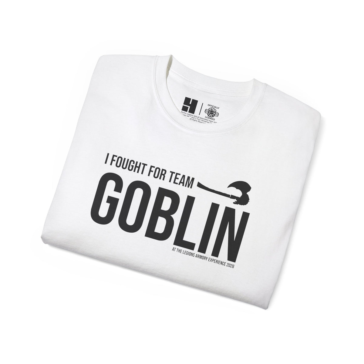 Team Goblin Legions Con 2026 (Black Logo) | Mythic Legions | Standard T-Shirt