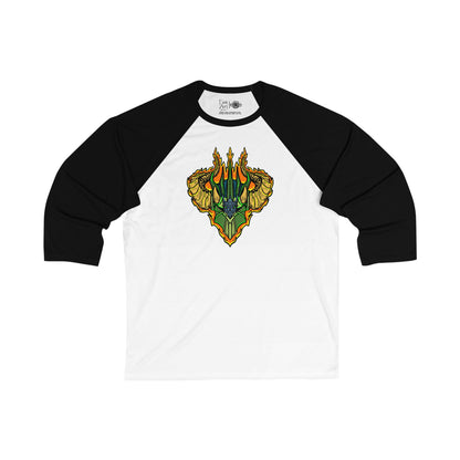 Sir Benegarr | Mythic Legions | Fan Art | 3\4 Sleeve Baseball T-Shirt