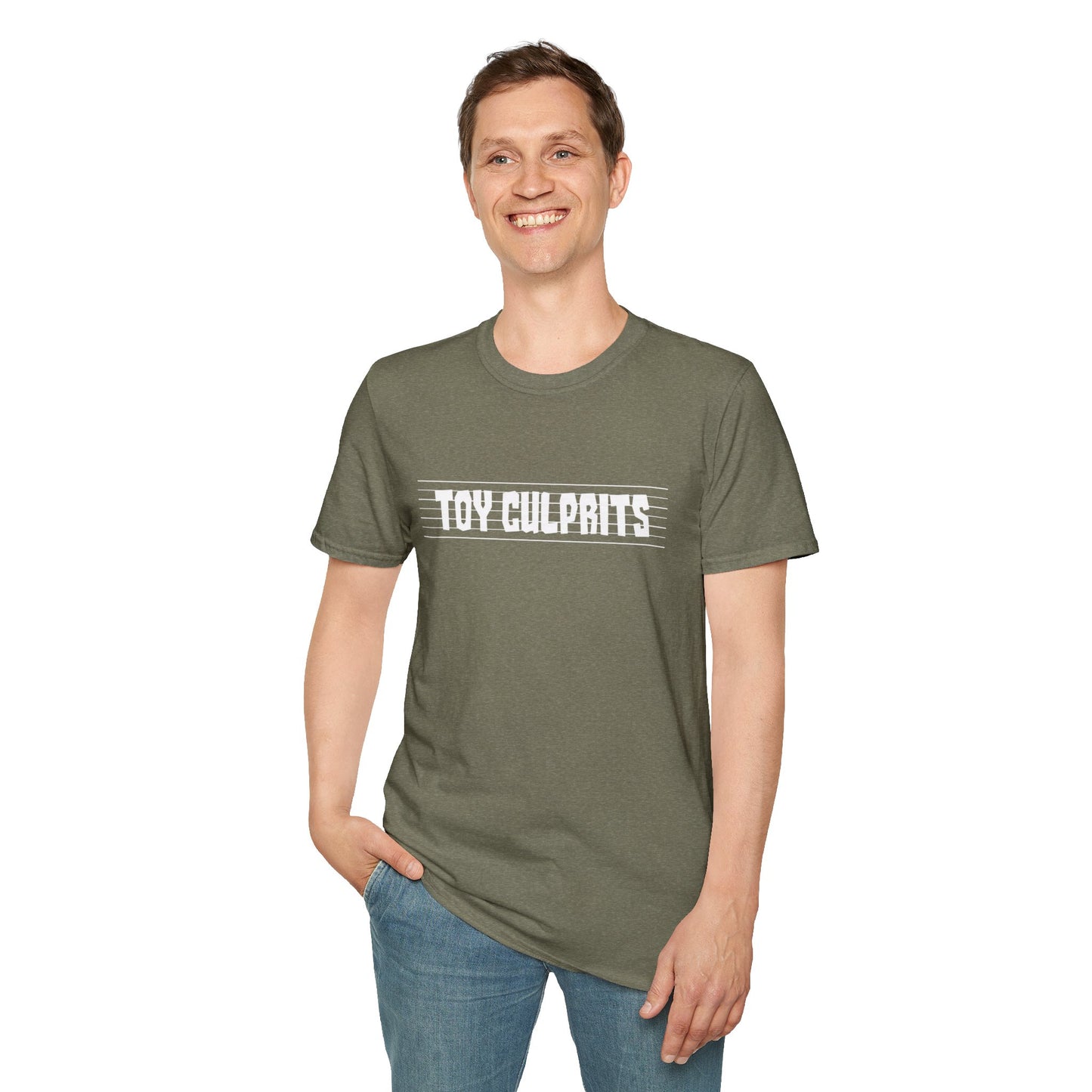 Toy Culprits White Logo | Mythic Legions | Fan Art | Soft T-Shirt