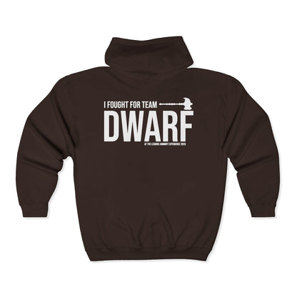 Team Dwarf Legions Con 2026  | Mythic Legions | Full Zip Hoodie