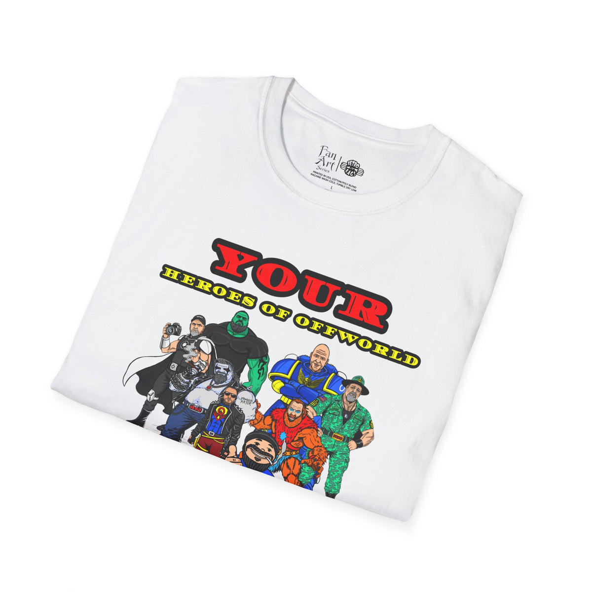 Heroes of Offworld | Mythic Legions | Fan Art | Soft T-Shirt