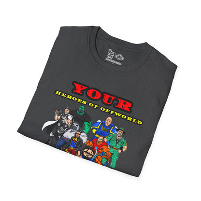 Heroes of Offworld | Mythic Legions | Fan Art | Soft T-Shirt