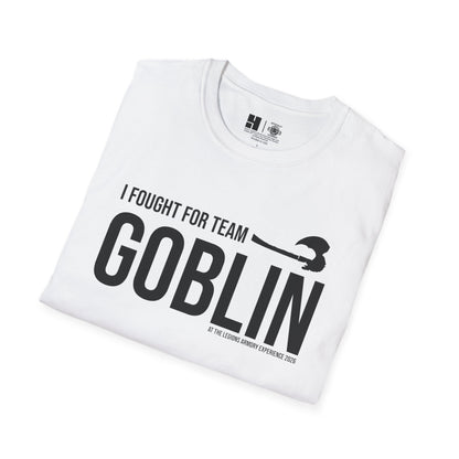 Team Goblin Legions Con 2026 (Black Logo) | Mythic Legions | Soft T-Shirt