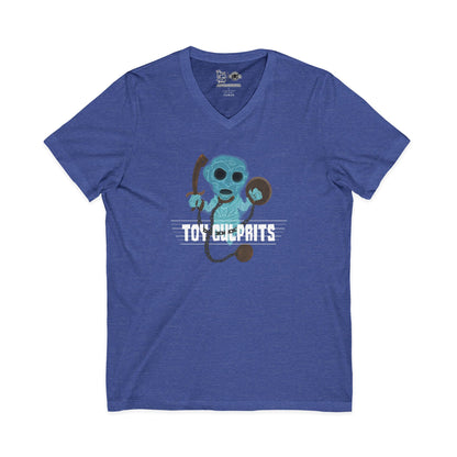 Toy Culprits Blue Ghost | Mythic Legions | Fan Art | V-Neck T-Shirt