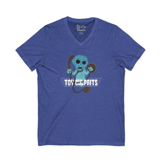 Toy Culprits Blue Ghost | Mythic Legions | Fan Art | V-Neck T-Shirt