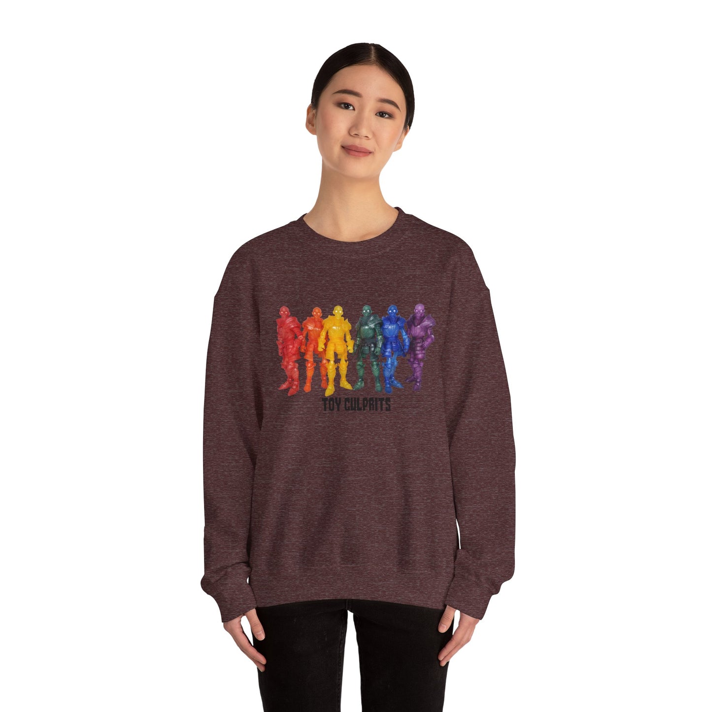 Rainbow Ghosts w/ Toy Culprits Black Logo | Mythic Legions | Fan Art | Sweatshirt
