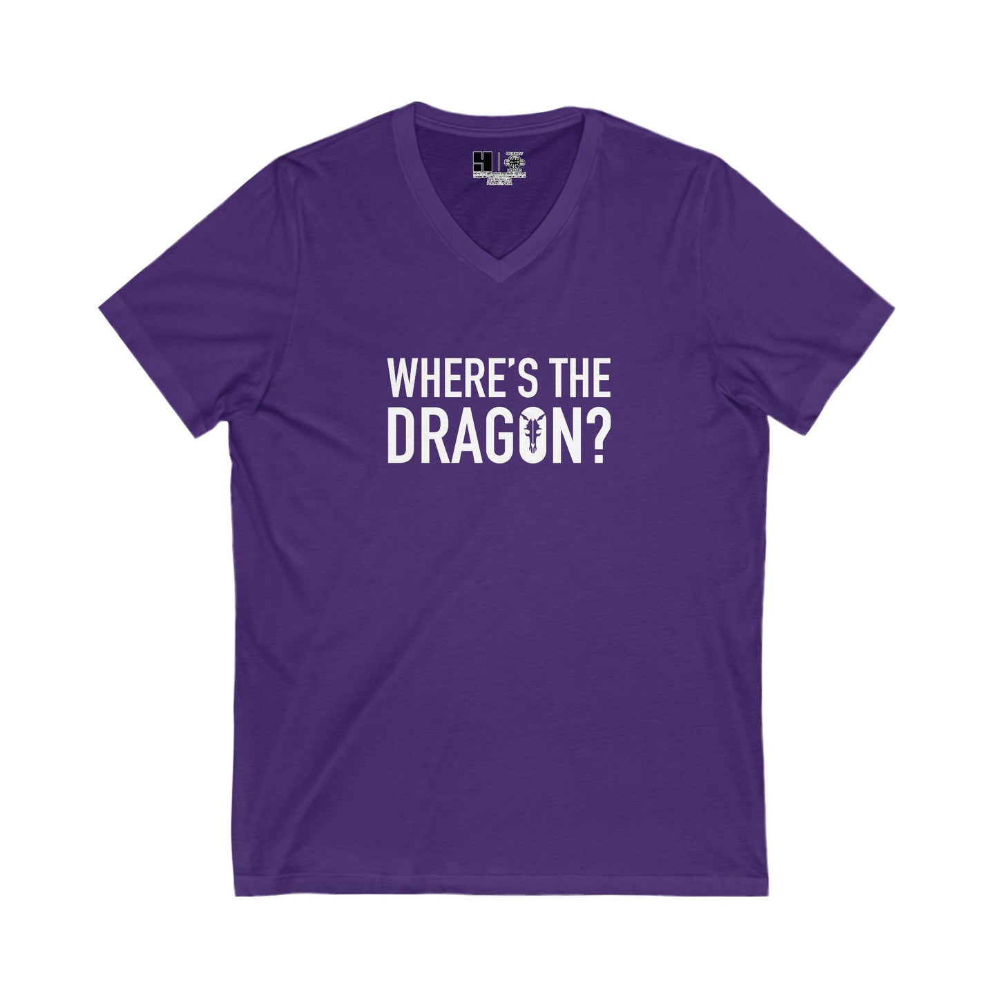 Where's The Dragon | Mythic Legions | V-Neck T-Shirt