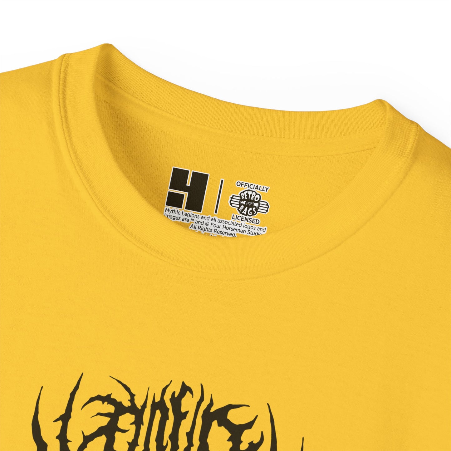 4H Metal Logo Black | Mythic Legions | Standard T-Shirt