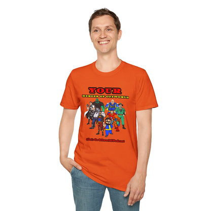 Heroes of Offworld | Mythic Legions | Fan Art | Soft T-Shirt