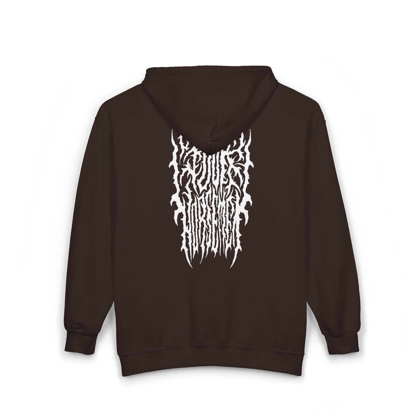 4H Metal Logo White | Mythic Legions | Full Zip Hoodie