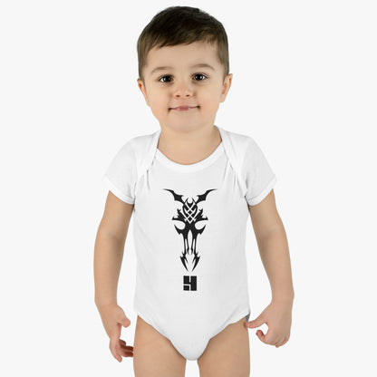 4H 25th Anniversary Logo | Black | Baby Bodysuit