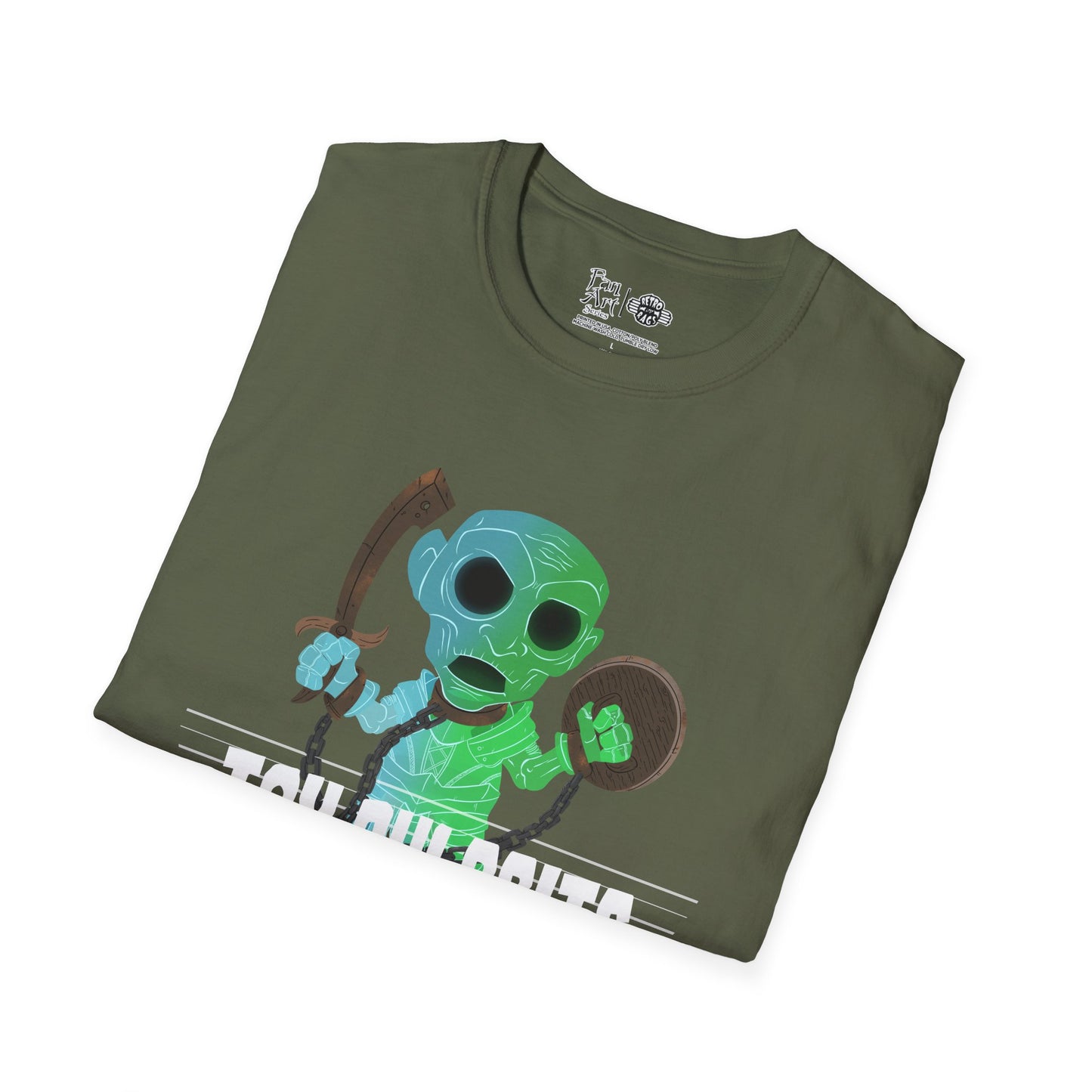 Toy Culprits Blue & Green Ghost | Mythic Legions | Fan Art | Soft T-Shirt