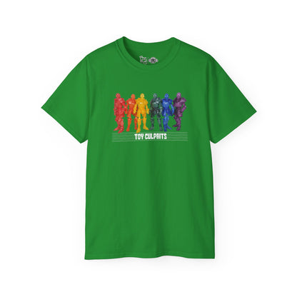 Rainbow Ghosts w/ Toy Culprits White Logo | Mythic Legions | Fan Art | Standard T-Shirt