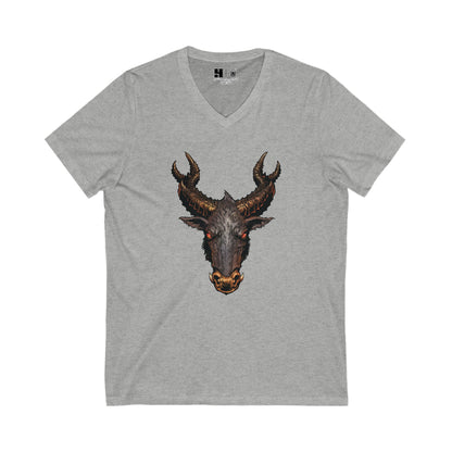 The Jersey Devil | Figura Obscura | V-Neck T-Shirt