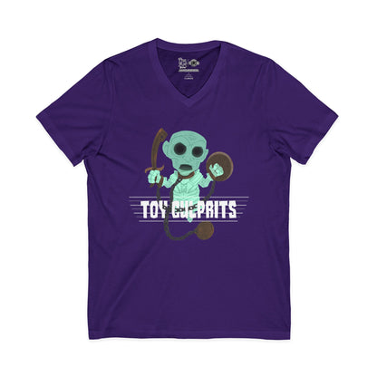 Toy Culprits Green Ghost | Mythic Legions | Fan Art | V-Neck T-Shirt