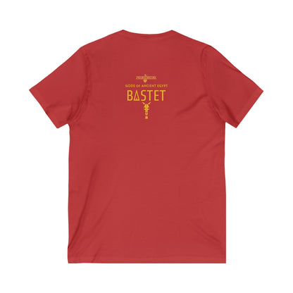 Bastet | Figura Obscura | V-Neck T-Shirt