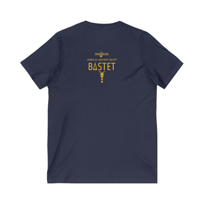 Bastet | Figura Obscura | V-Neck T-Shirt