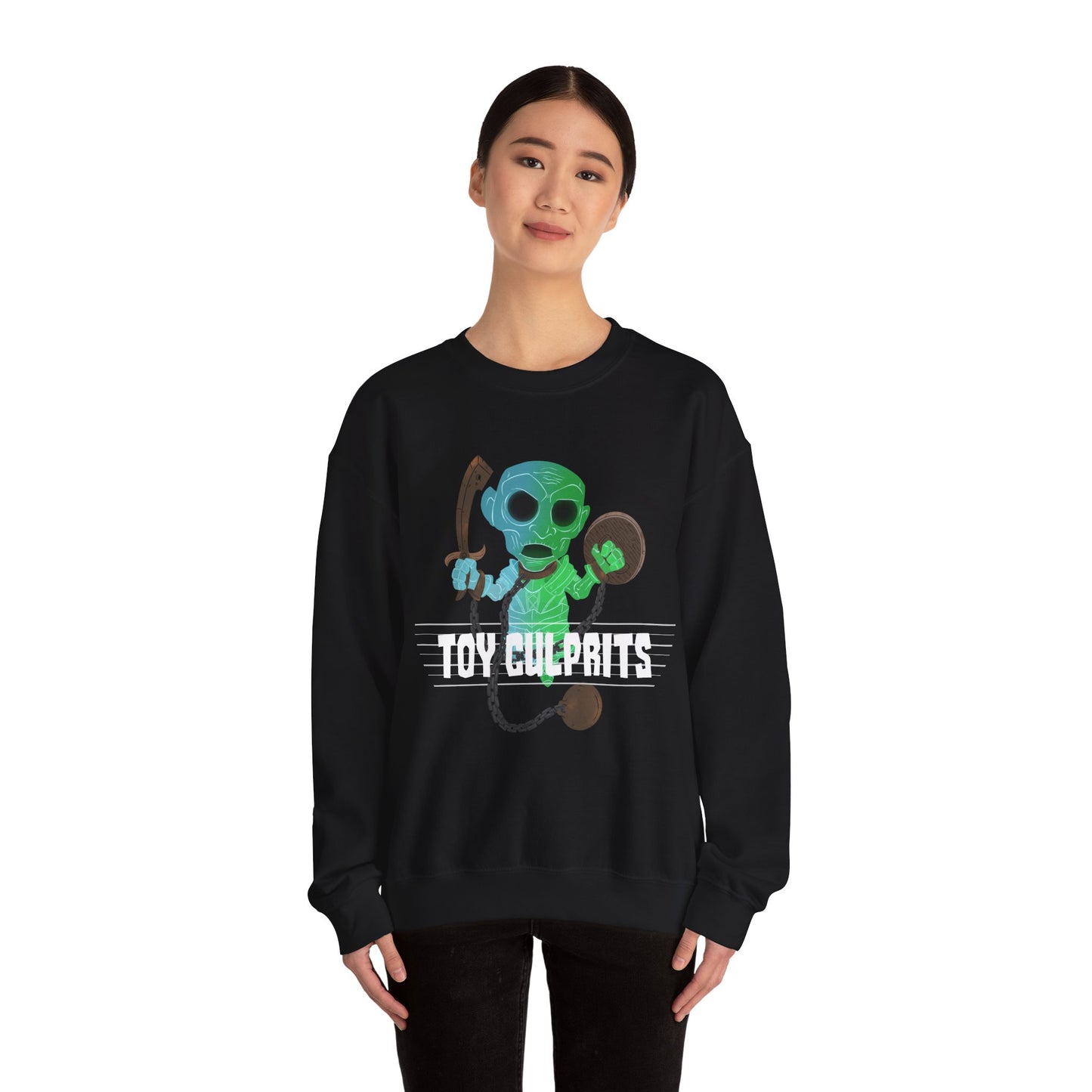 Toy Culprits Blue & Green Ghost | Mythic Legions | Fan Art | Sweatshirt