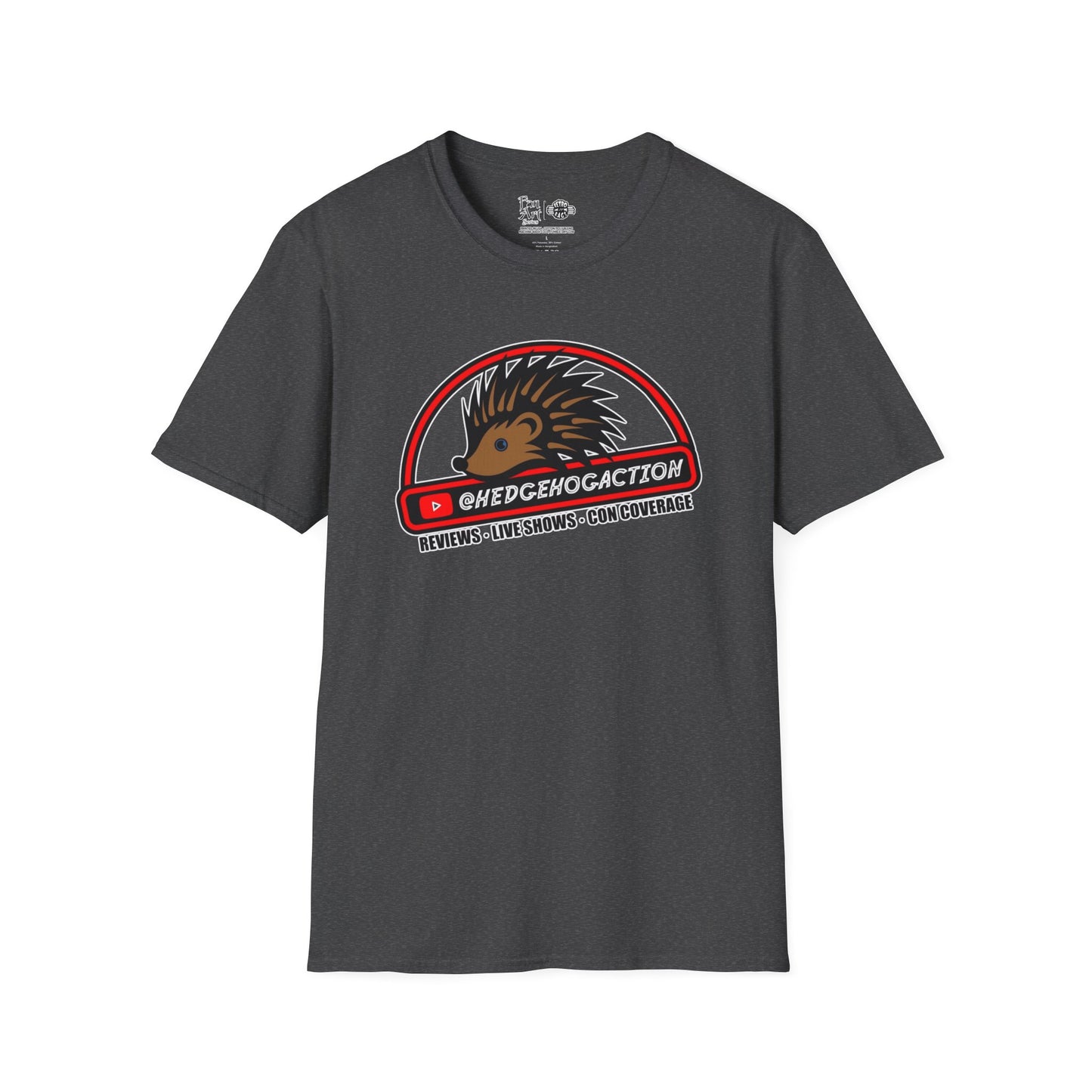 Hedgehog Action Logo | Mythic Legions | Fan Art | Soft T-Shirt