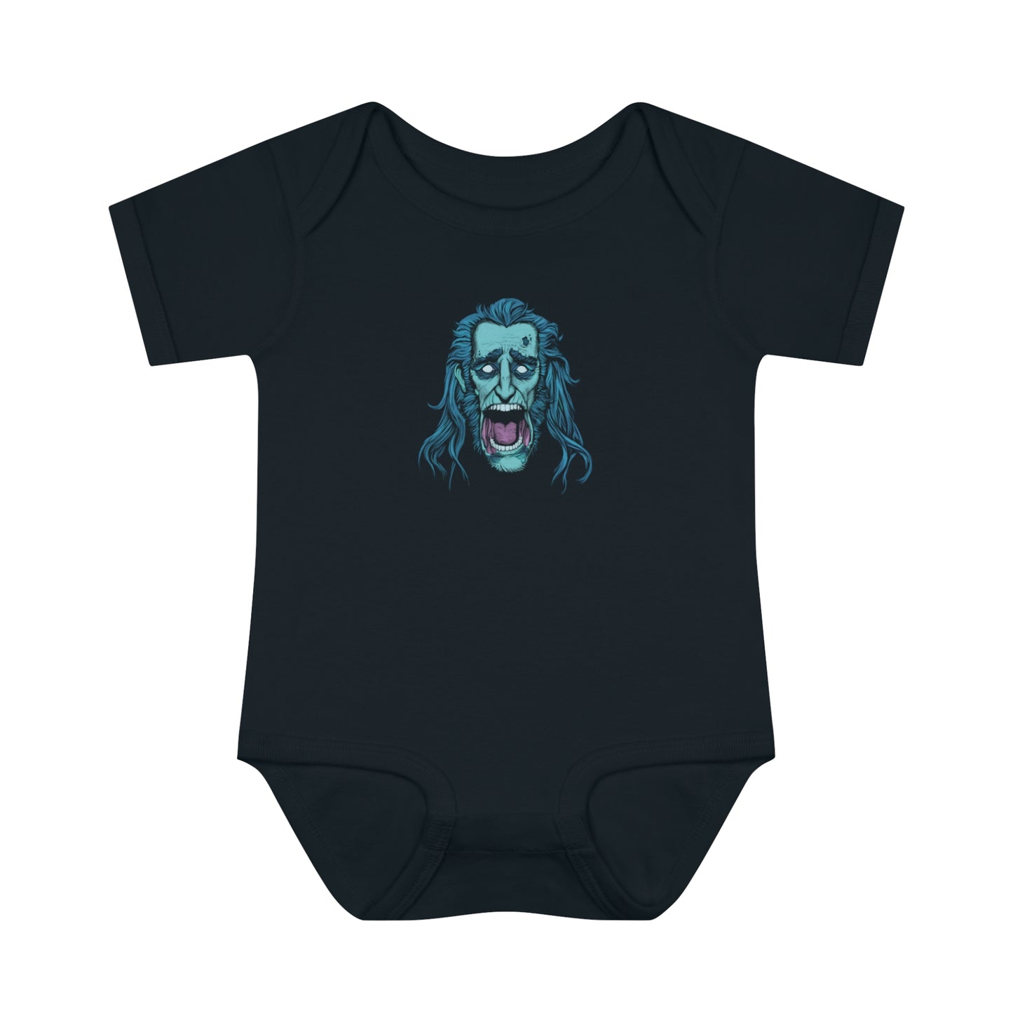 Jacob Marley | Blue/White | Figura Obscura | Baby Bodysuit