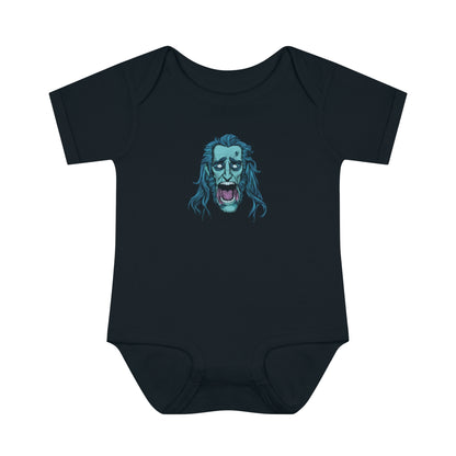 Jacob Marley | Blue/White | Figura Obscura | Baby Bodysuit